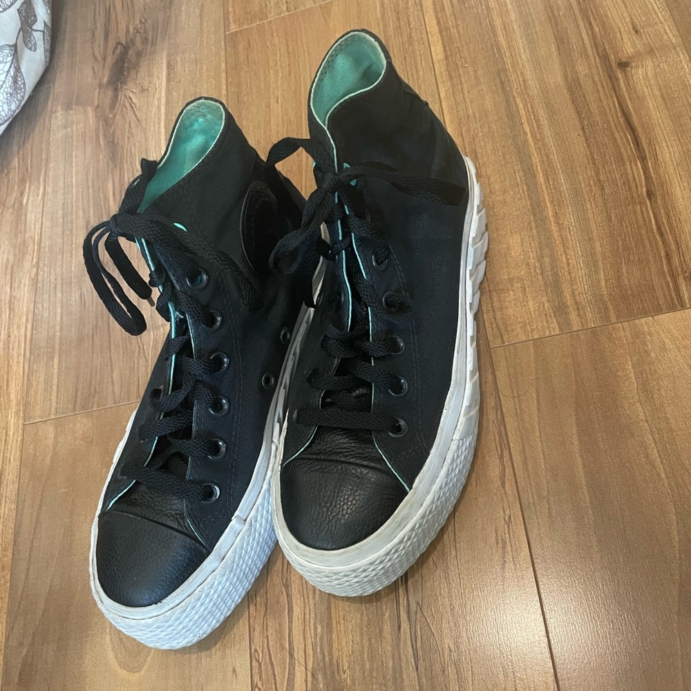 Black platform Converse - Picture 4 of 4